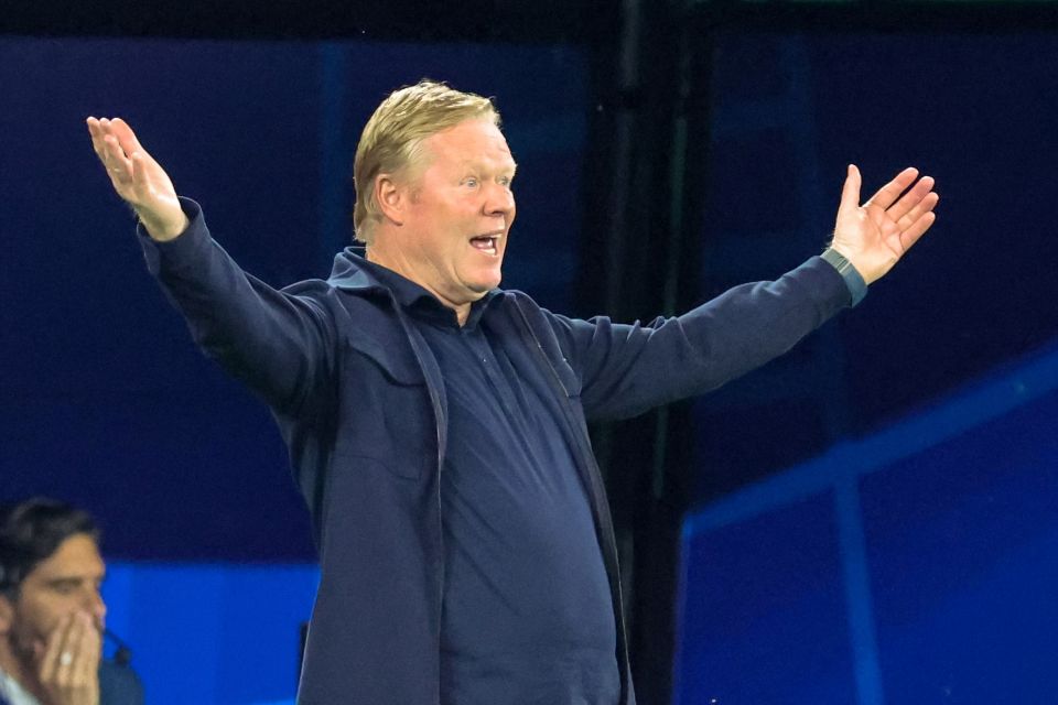 Ronald Koeman was also dumfounded by the referee's call