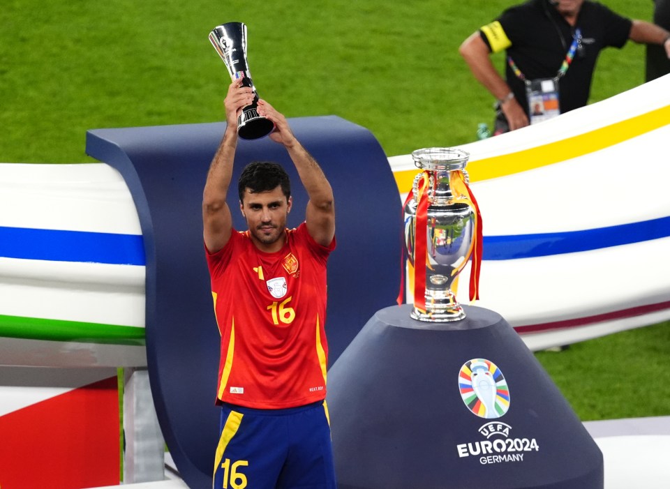 Rodri won player of the tournament