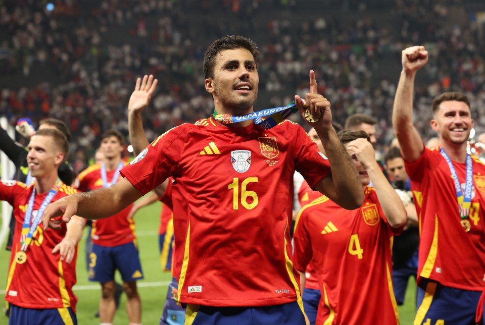 Rodri's Spain has now won four Euro championships