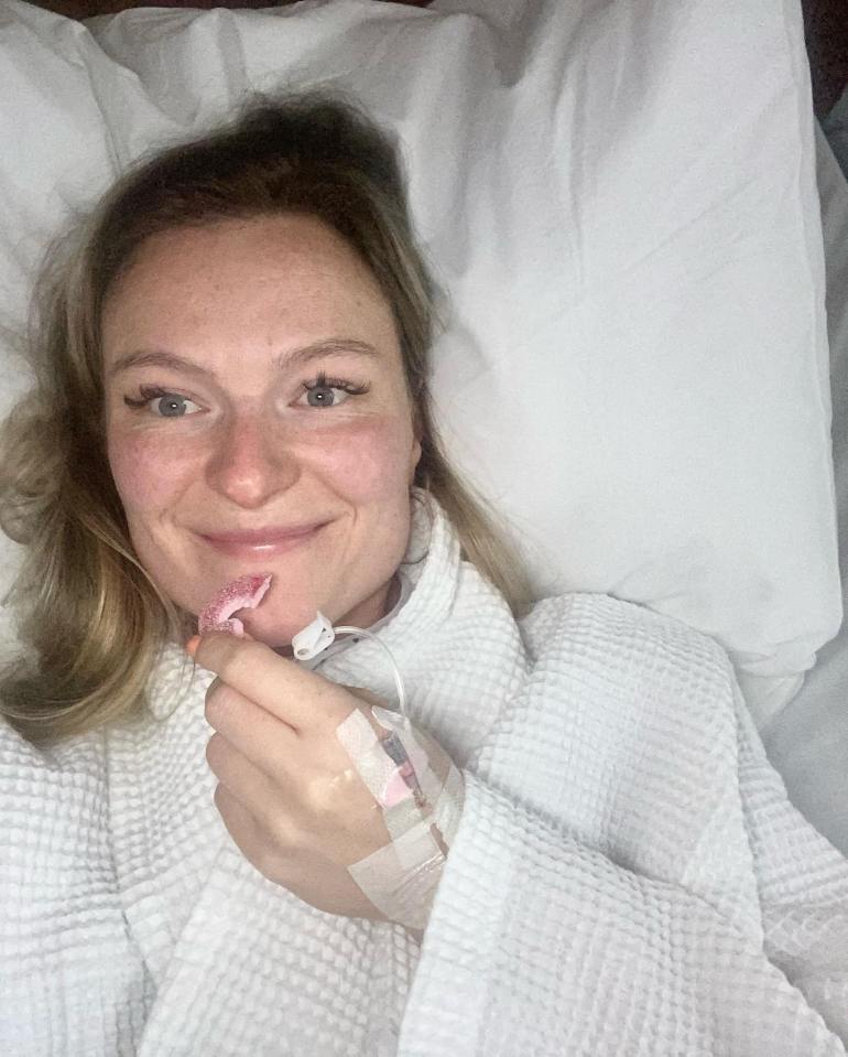 Hollie Pearne-Webb needed back surgery in February