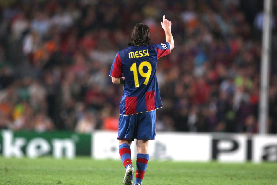 Lionel Messi wore the same shirt number during his early days at Barca