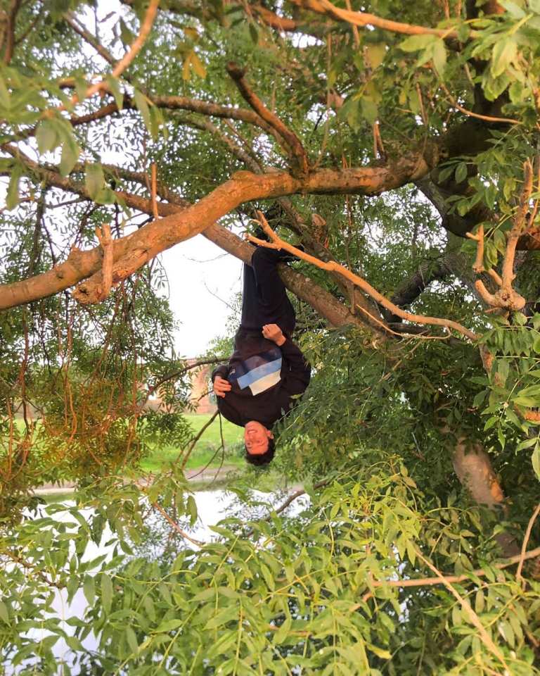 McArthur got into sport climbing after starting out by climbing trees