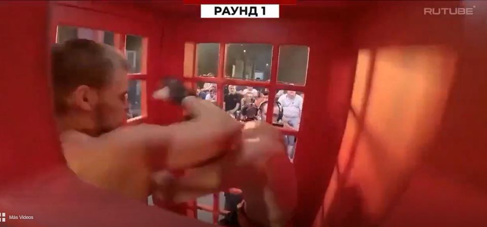 A Russian MMA promotion has launched phone booth fighting as a bizarre new sport