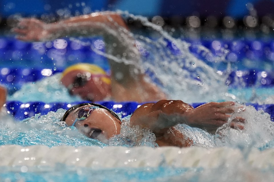 Swimming times have been down from recent Olympic Games