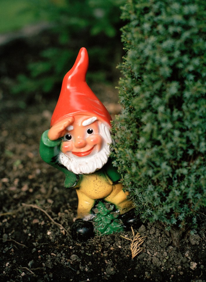 Garden gnomes are cheap, tacky, scary and old-fashioned