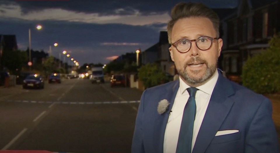 Jon Kay was rushed to Southport for BBC News at Ten last night