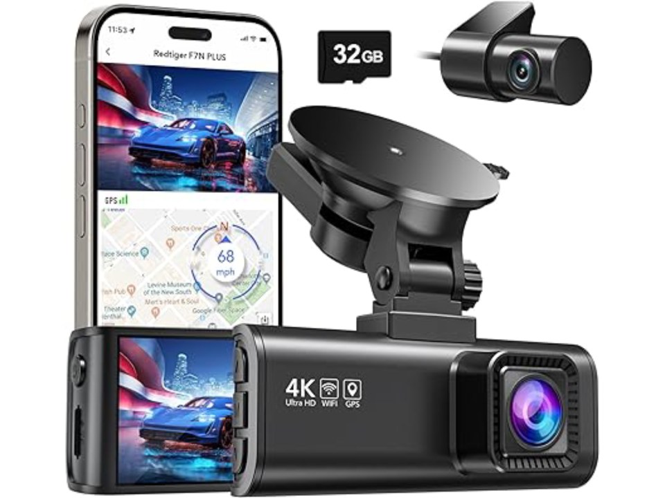 The Redtiger Dash Cam has had its price slashed to £117.48 for the Amazon Prime Day just remember to tick the £10 voucher before you check out