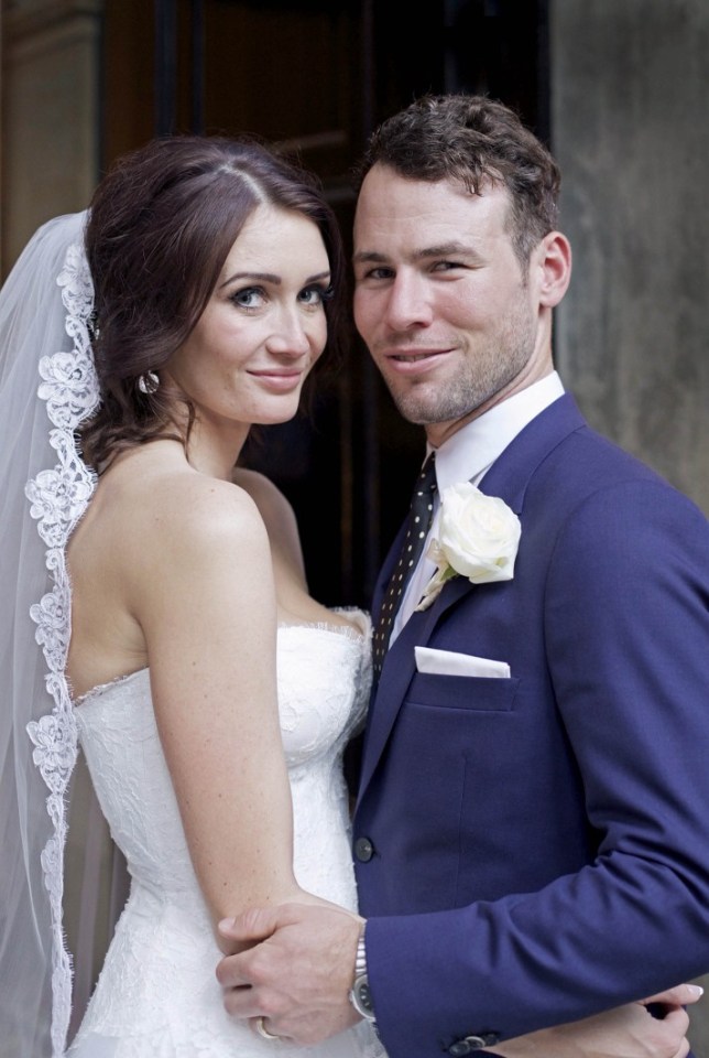 Handout photo issued by Wasserman of cyclist Mark Cavendish following his marriage to model Peta Todd at One Mayfair in central London. PRESS ASSOCIATION Photo. Picture date: Saturday October 5, 2013. The couple have asked that any publication that wishes to use the picture make a donation to their chosen wedding charities Right To Play and Help for Heroes through the following link //UK.virginmoneygiving.com/PetaMark. See PA story SHOWBIZ Cavendish. Photo credit must read: Mark Bothwell/PA Wire NOTE TO EDITORS: This handout photo may only be used in for editorial reporting purposes for the contemporaneous illustration of events, things or the people in the image or facts mentioned in the caption. Reuse of the picture may require further permission from the copyright holder.