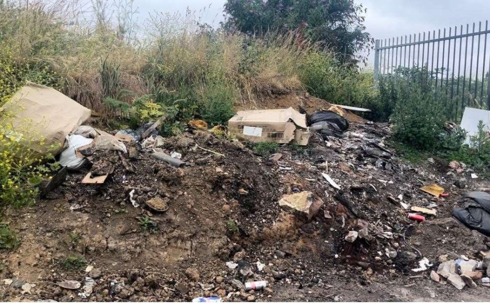 The state of the council run caravan site in Gravesham, Kent. Photo released July 8 2024. A "forgotten" caravan site that has been plagued with rats, litter, and sewage smells may force residents to abandon their culture. The Council run caravan site in Gravesham, Kent,-- which is home to eight Roma and families-- has been abandoned by the Council and Royal Mail workers after reports of "anti-social behaviour" towards staff. Each plot on the run-down land consists of a static home, a shed for bathing facilities and space to keep trailers and caravans.One resident, Priscilla, has been living in Denton since she was 16, back when the site was first built nearly 50 years ago..