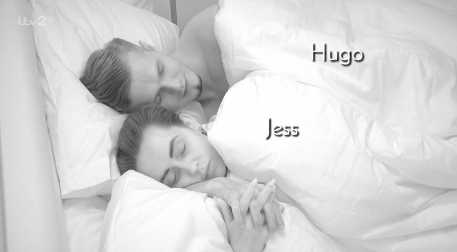 Jess and Hugo were holding hands on their first night of knowing each other