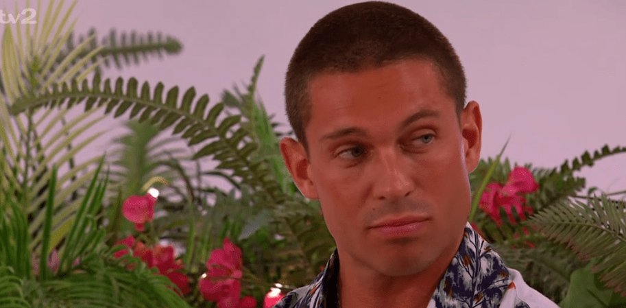 Joey Essex didn't look thrilled by Grace's choice