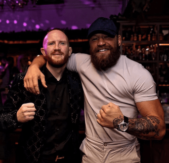 Photographer Dave Fogarty with Conor McGregor