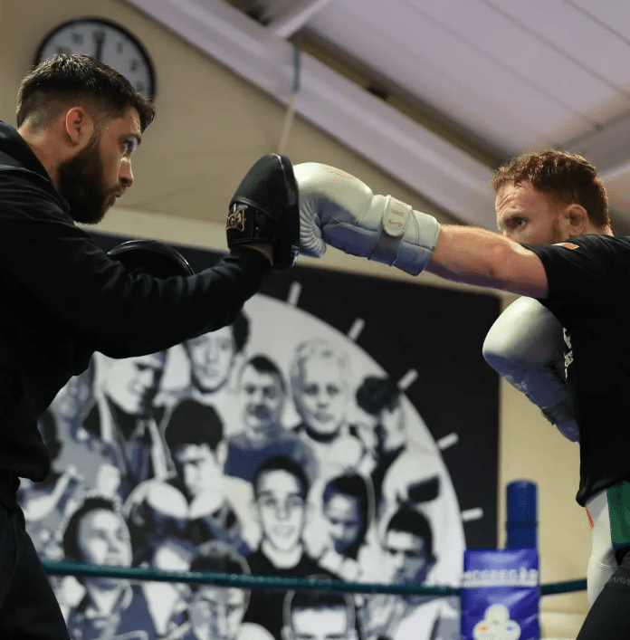 Fogarty at the famed Crumlin Boxing Club