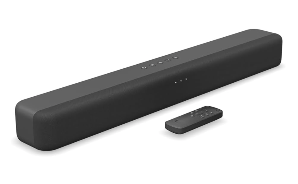 Soundbar with remote.