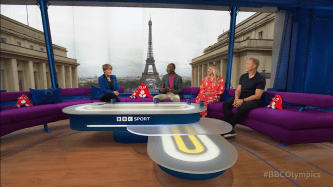 A trio of Olympic legends were welcomed into the studio