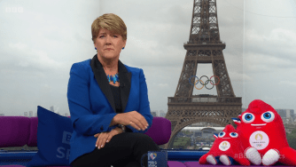 Clare Balding kicked off the BBC's coverage of the Paris 2024 Olympics