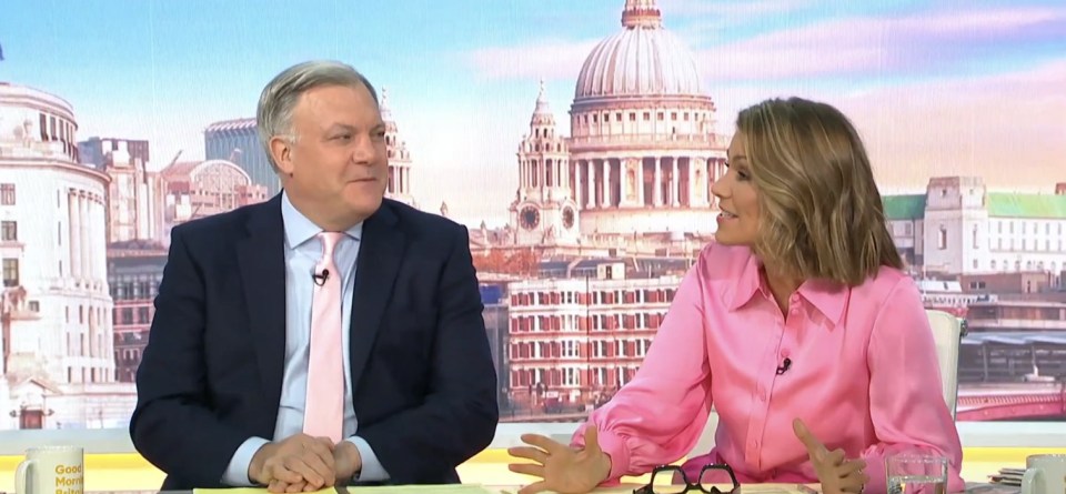 Susanna was hosting with Ed Balls on the day of the interview