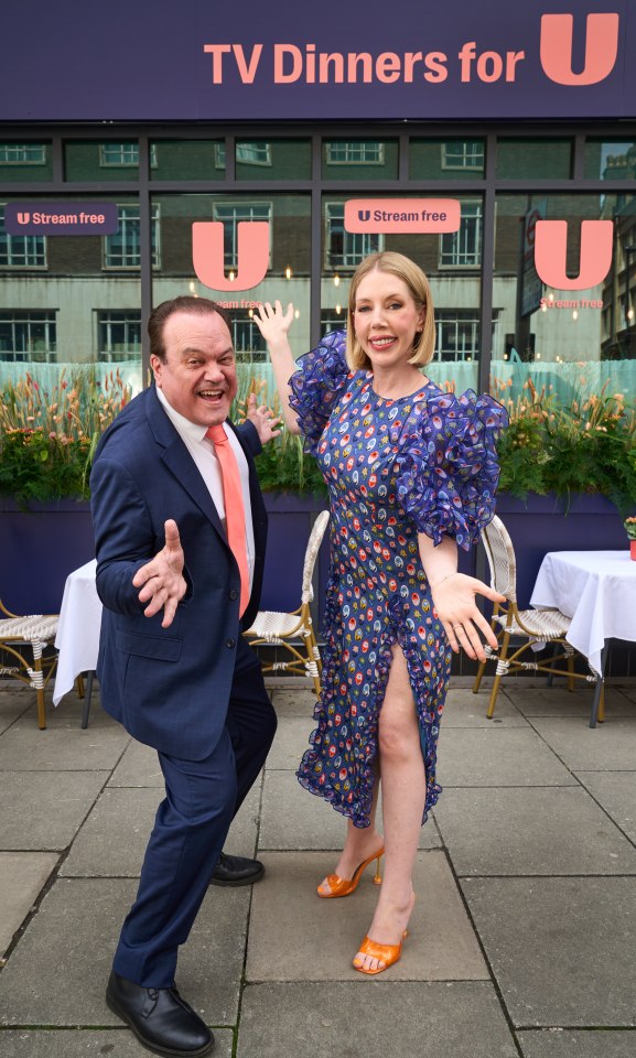 The ‘TV Dinners for U’ restaurant was created to mark the launch of UKTV’s new streaming service, U