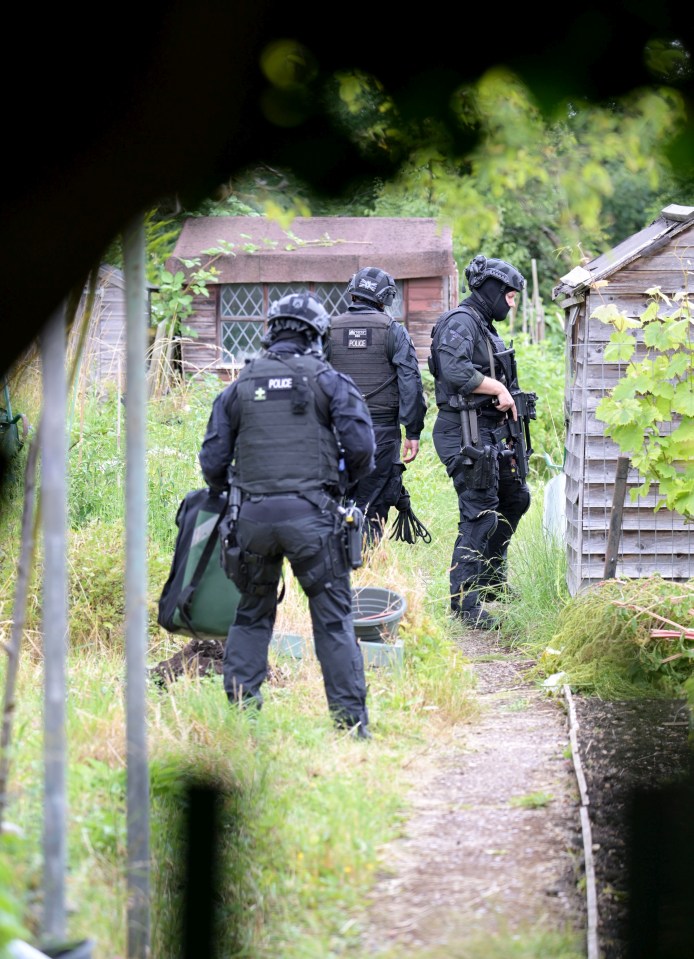 It is understood officers from multiple forces including the Met and armed units from the City of London Police are involved in the major operations