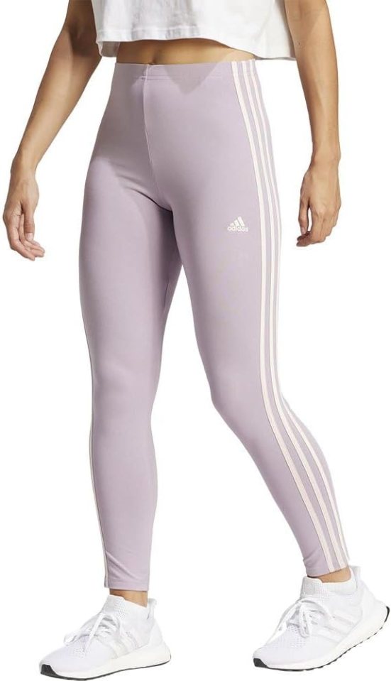 adidas Women's Essentials 3-stripes High-waisted Single Jersey Leggings