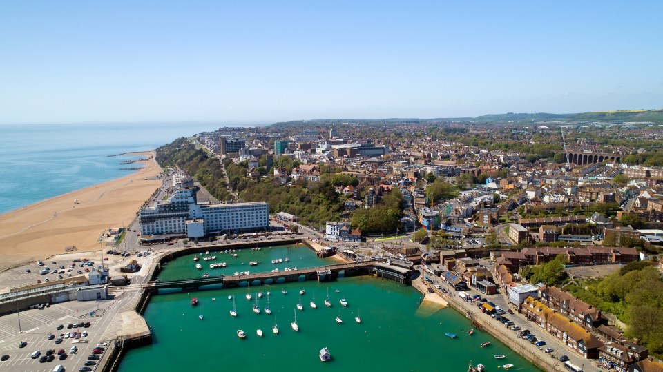 Folkestone (pictured) is a great mix of Whitstable and Margate