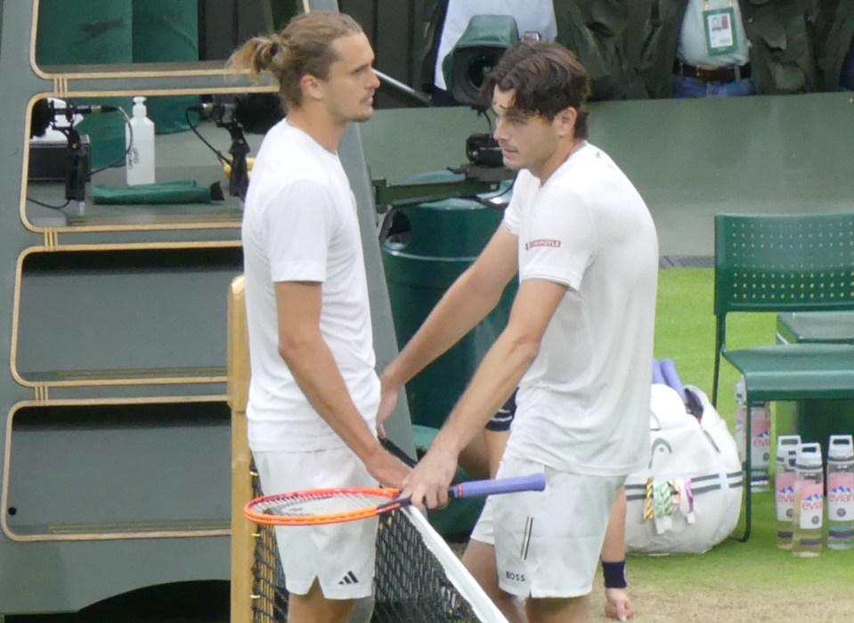 Alexander Zverev complained to Taylor Fritz about the behaviour of his camp