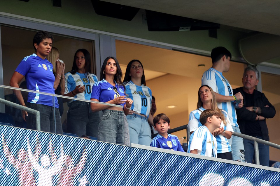 Antonela had been supporting Messi at the Copa America