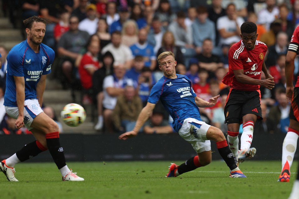 Amad Diallo opened the scoring for Man United