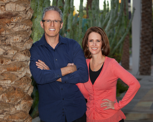 Amy with her husband Alan Thompson