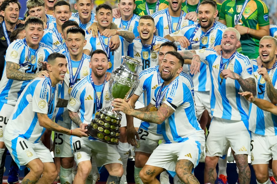 World Cup winners Argentina retained the Copa America