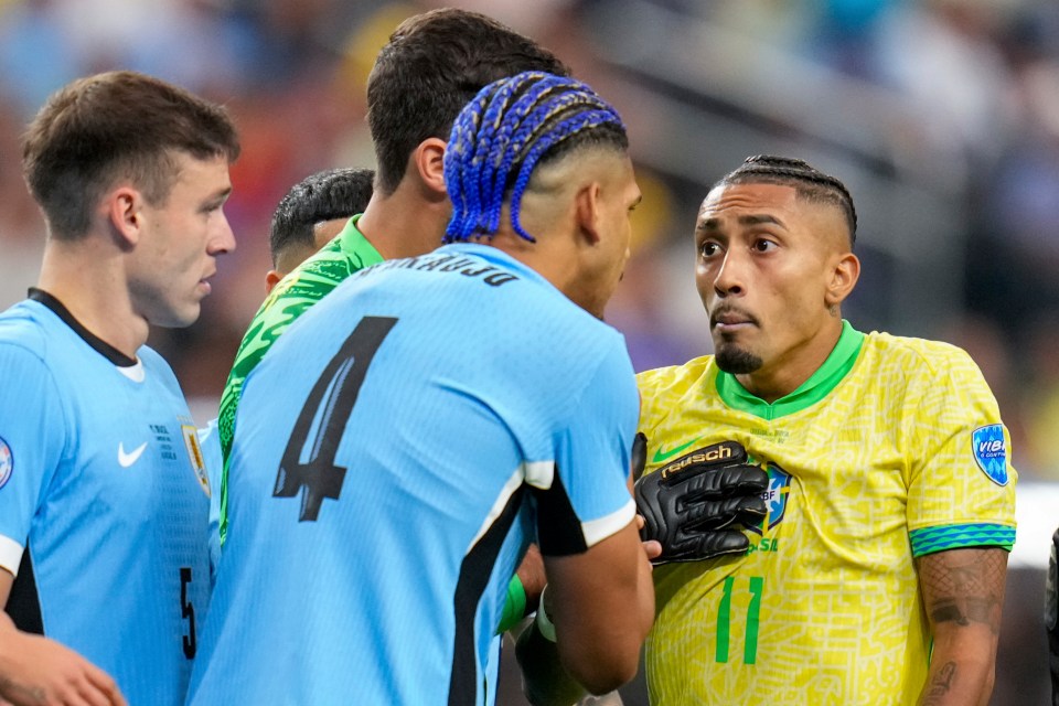 Brazil were knocked out Copa America after a 10-man Uruguay squad beat the 4-2 on penalties