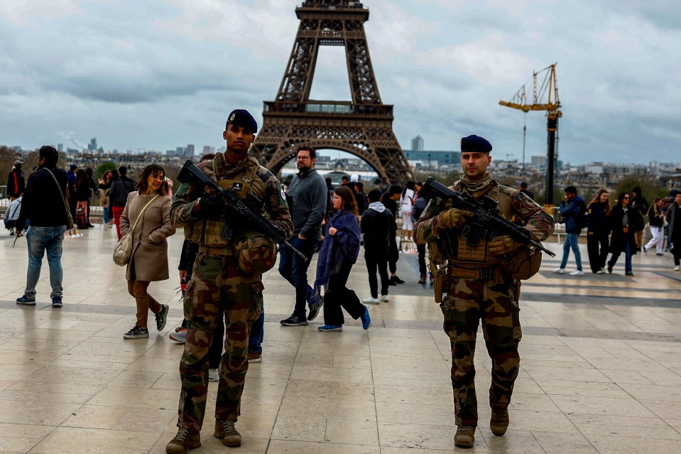 Armed soldiers have been called in to Paris to help maintain safety ahead of the Olympics