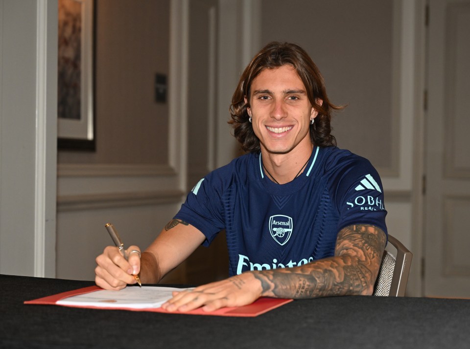 Riccardo Calafiori joined Arsenal for £42m this week