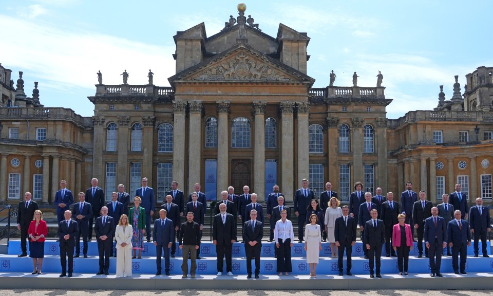 The Prime Minister opened the door to a new security treaty with Brussels as he hosted 46 European leaders at Blenheim Palace