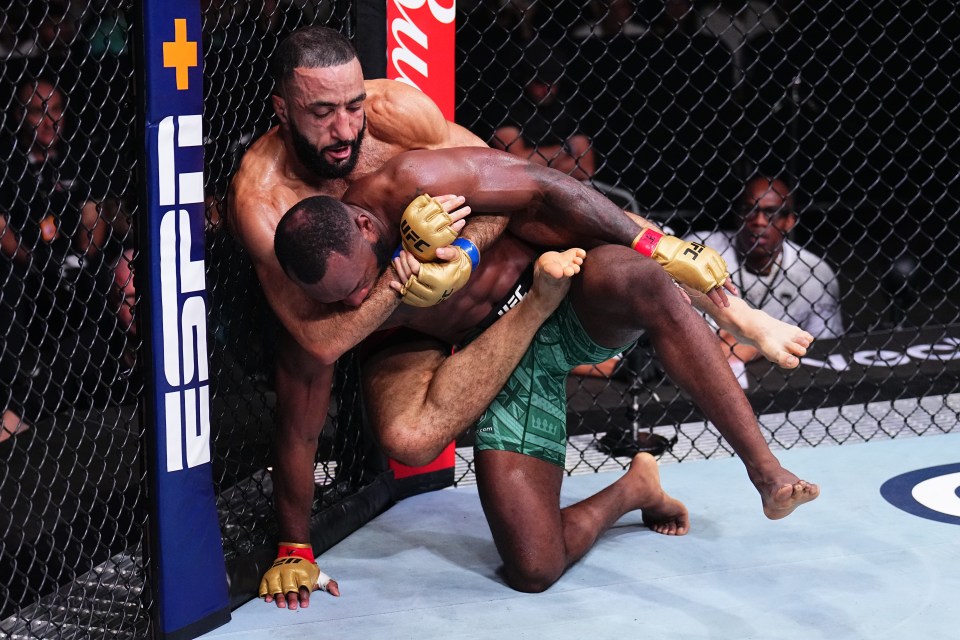 Belal Muhammad was relentless with his pressure when he took the back of Edwards