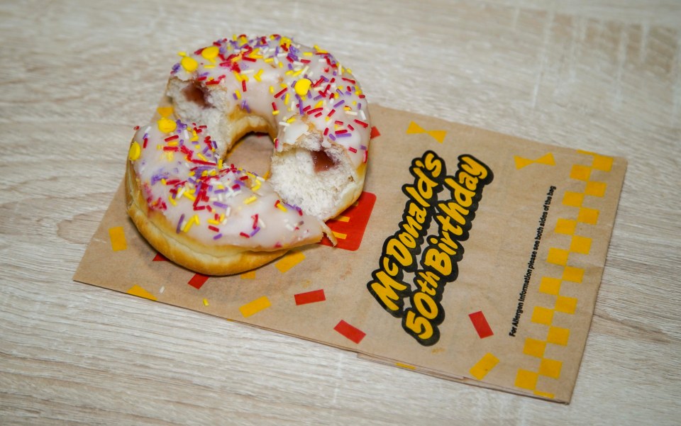 The Birthday Cake Donut did not match up to the classic Sugar Donut