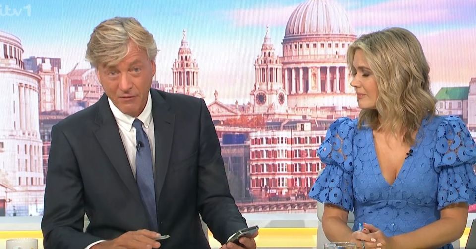 Richard Madeley spoke out on Strictly's crisis on Good Morning Britain