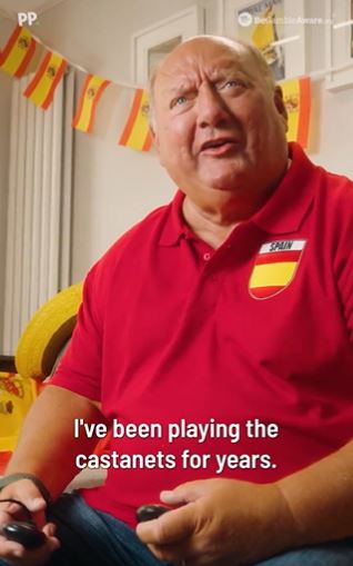 Alan Brazil revealed the musical side to his love for Spain