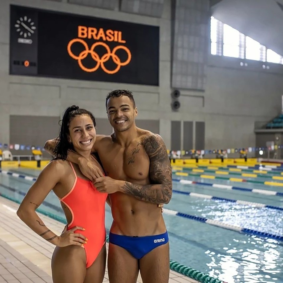 Vieira reportedly left the Olympic village without authorization to see her partner and fellow swimmer Gabriel Santos