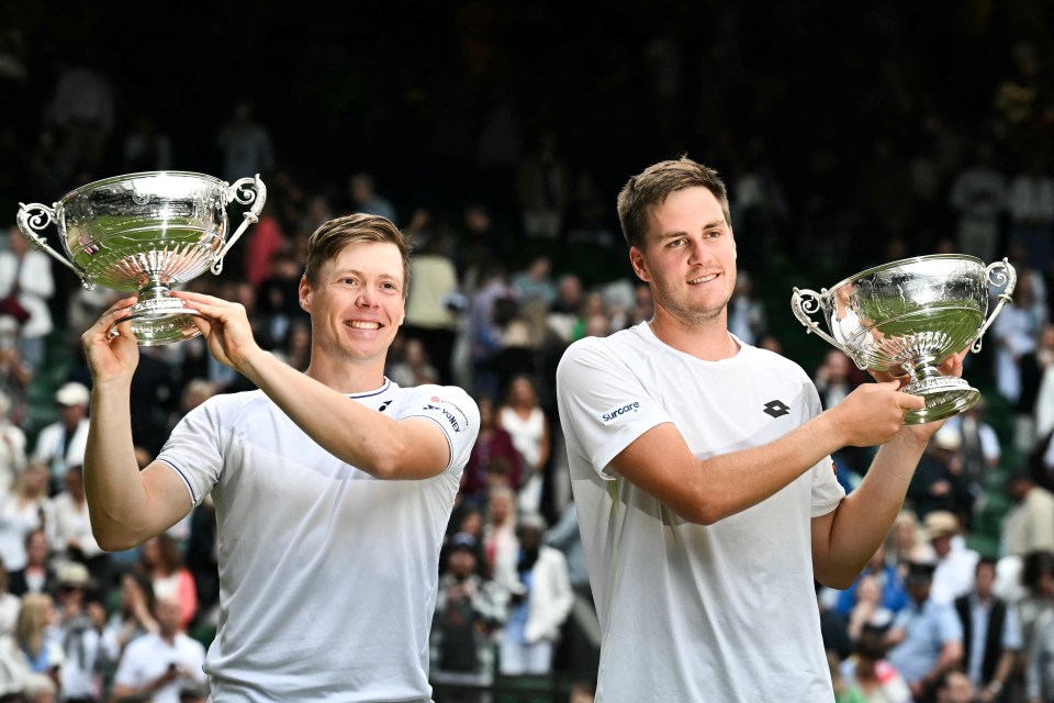 The Finnish star, 35, won the men's doubles alongside Britain's Henry Patten