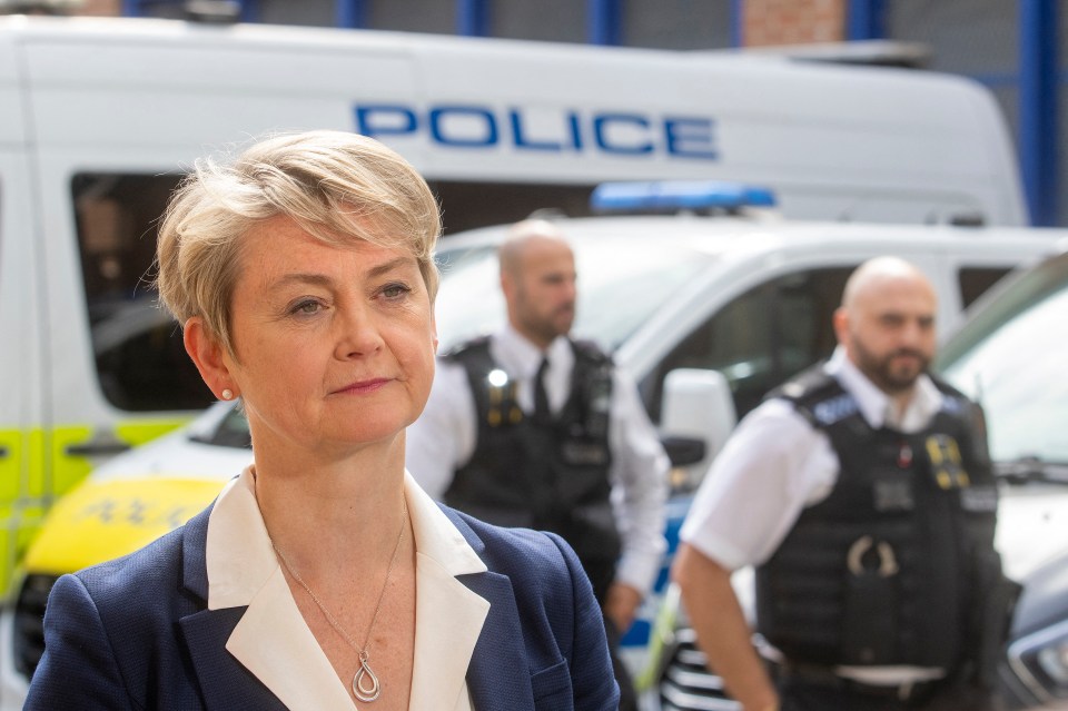 Home Secretary Yvette Cooper vows to get tough on borders and crime