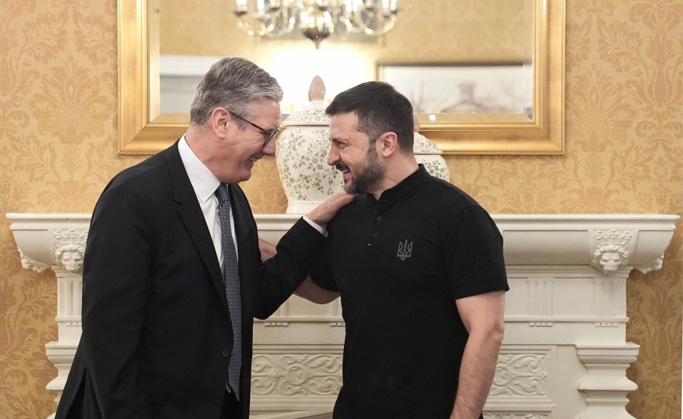 Sir Keir Starmer has made Labour strong on defence and tough on criminals, pictured with Ukrainian President Zelensky