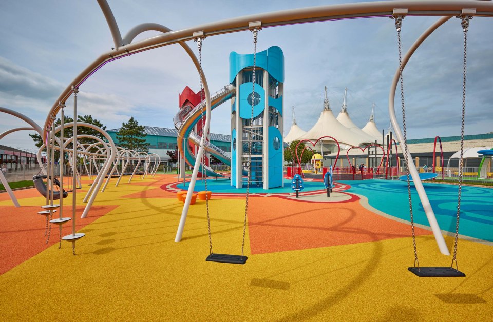 The Skypark Playground has been designed for younger guests