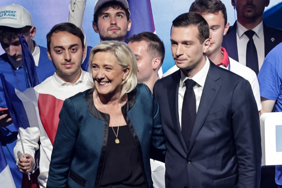 Marine Le Pen's National Rally party has come third