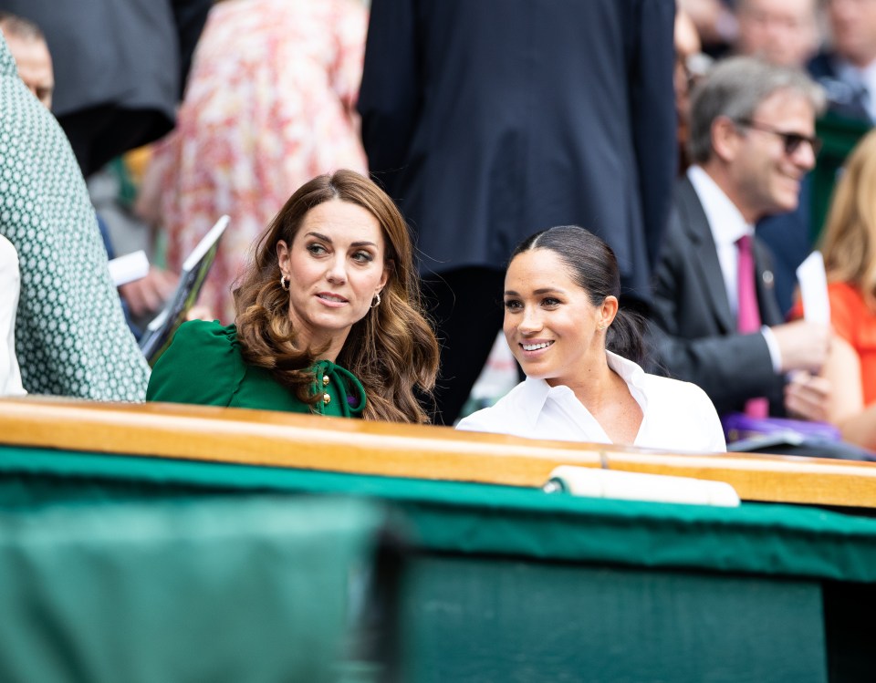 Princess Kate and Meghan Markle went to Wimbledon together in the summer of 2019