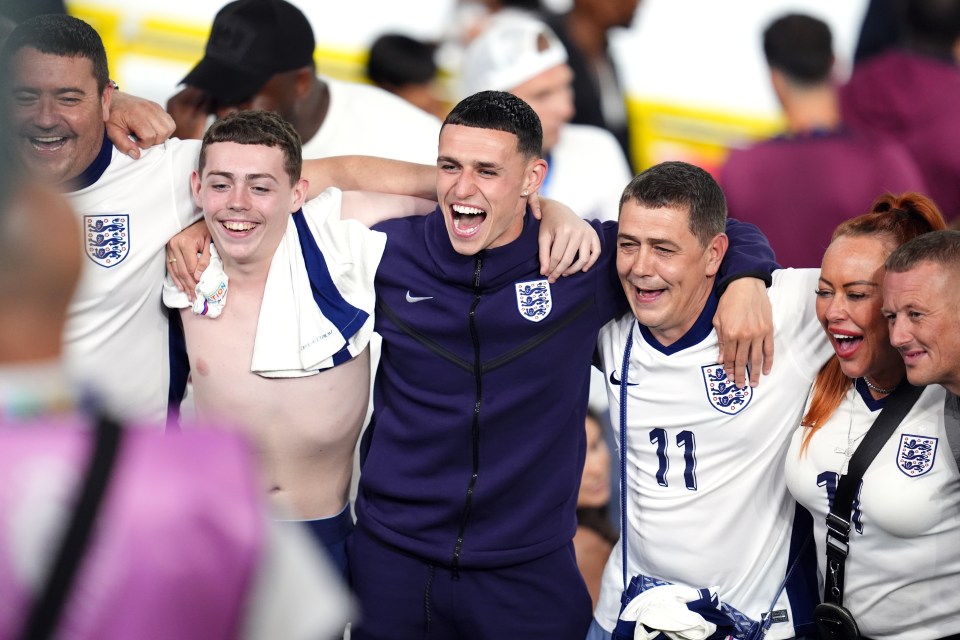 Phil Foden's family were praised by Danny Dyer