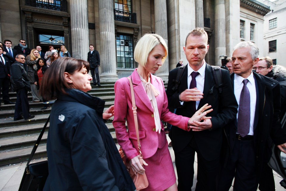 Cerri Subbe, Gareth's sister, leaving the inquest into the MI6 agent's death