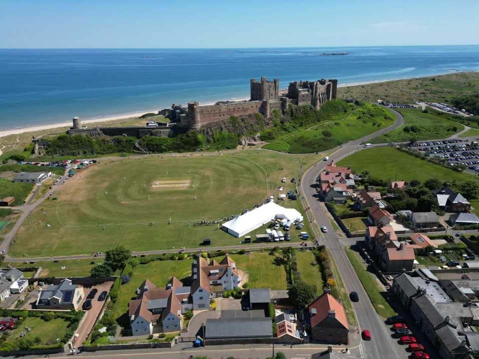 Bamburgh impressed people with its beach and its castle