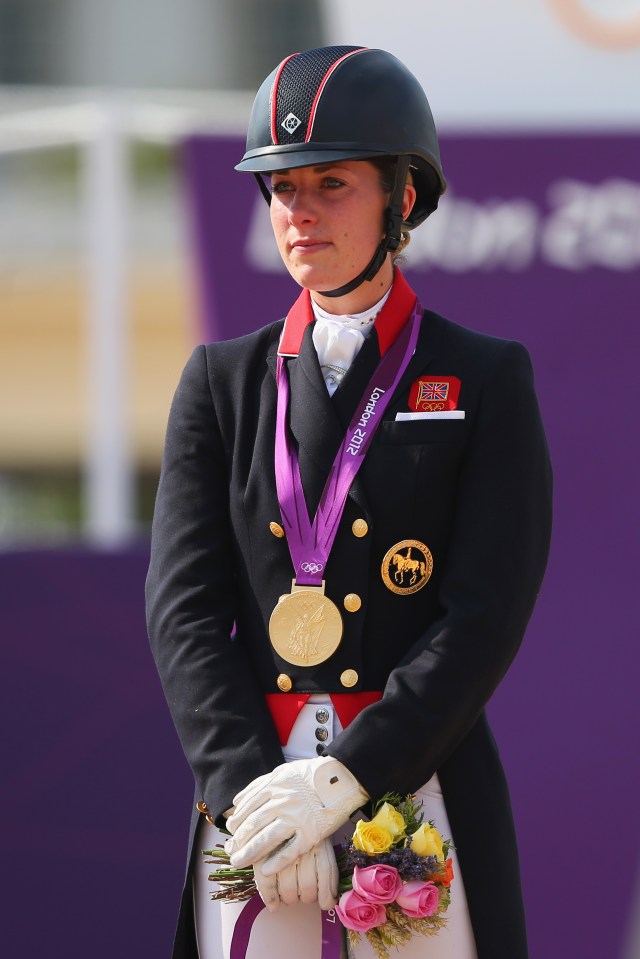 Dujardin won her first gold medals at London 2012