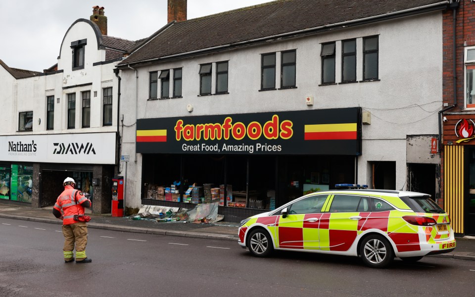 The store in Burslem was hit by an arsonist on May 23